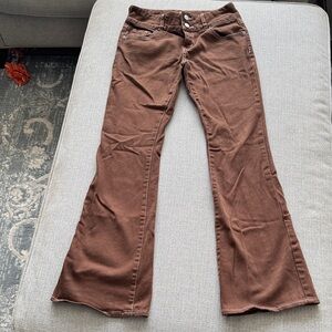 PacSun Brown Boot Cut Jeans